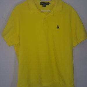 U.S Polo Assn. Yellow Polo Shirt